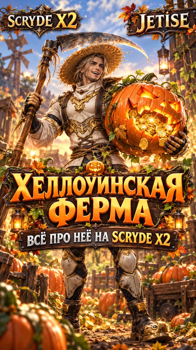 ВСЁ ПРО ХЕЛЛОУИНСКУЮ ФЕРМУ НА SCRYDE HALLOWEEN 26